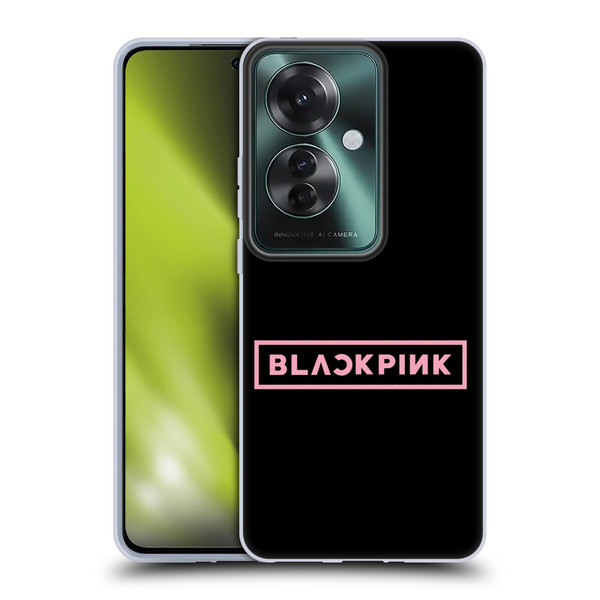 Blackpink The Album Pink Logo Soft Gel Case for OPPO Reno11 F 5G / F25 Pro 5G