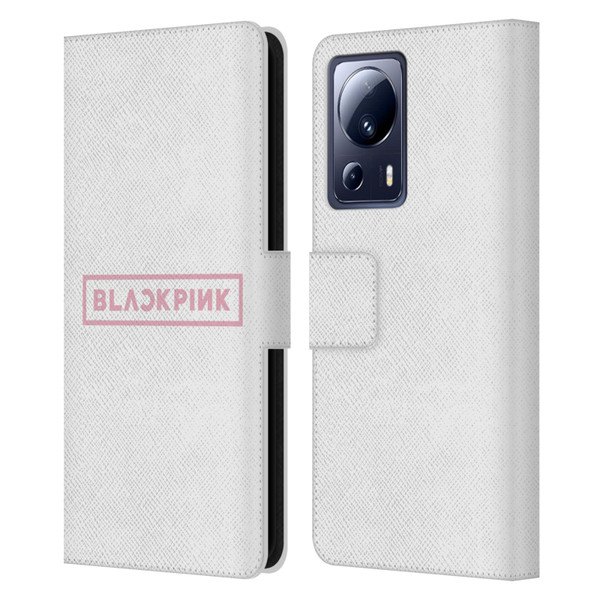 Blackpink The Album Logo Leather Book Wallet Case Cover For Xiaomi 13 Lite 5G