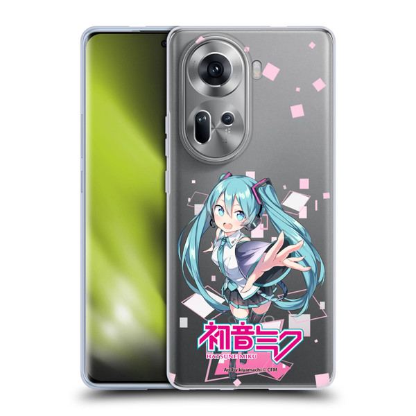 Hatsune Miku Graphics Cute Soft Gel Case for OPPO Reno11