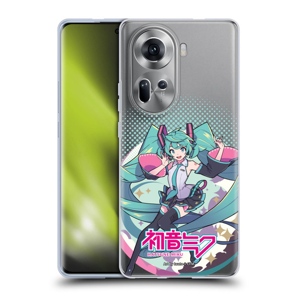 Hatsune Miku Graphics Pastels Soft Gel Case for OPPO Reno11