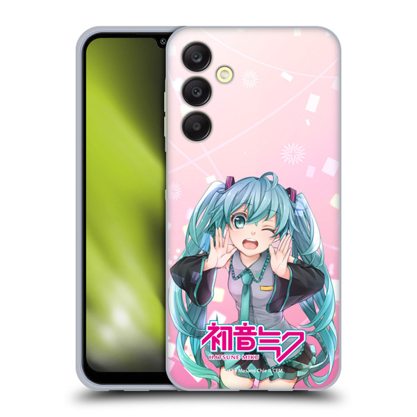 Hatsune Miku Graphics Wink Soft Gel Case for Samsung Galaxy A25 5G