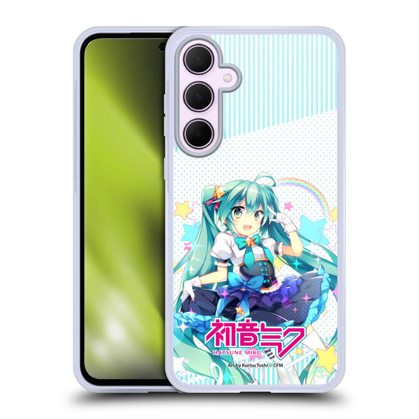 Hatsune Miku Graphics Stars And Rainbow Soft Gel Case for Samsung Galaxy A35 5G