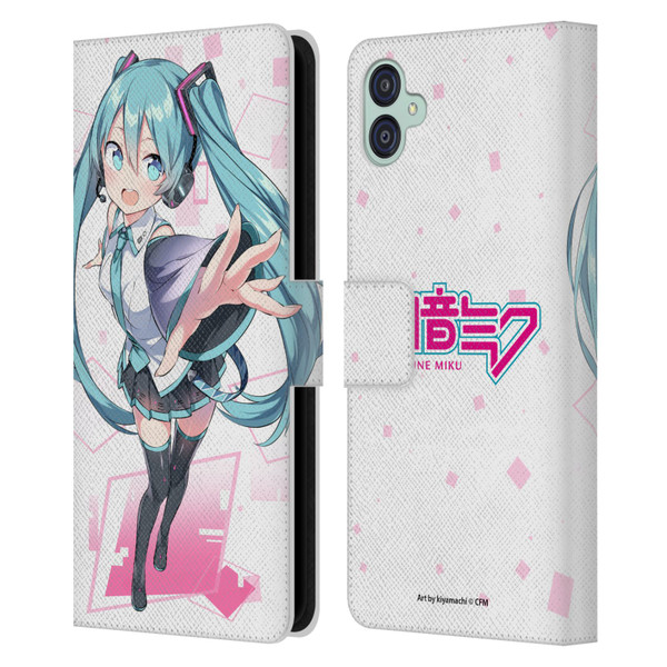 Hatsune Miku Graphics Cute Leather Book Wallet Case Cover For Samsung Galaxy M04 5G / A04e