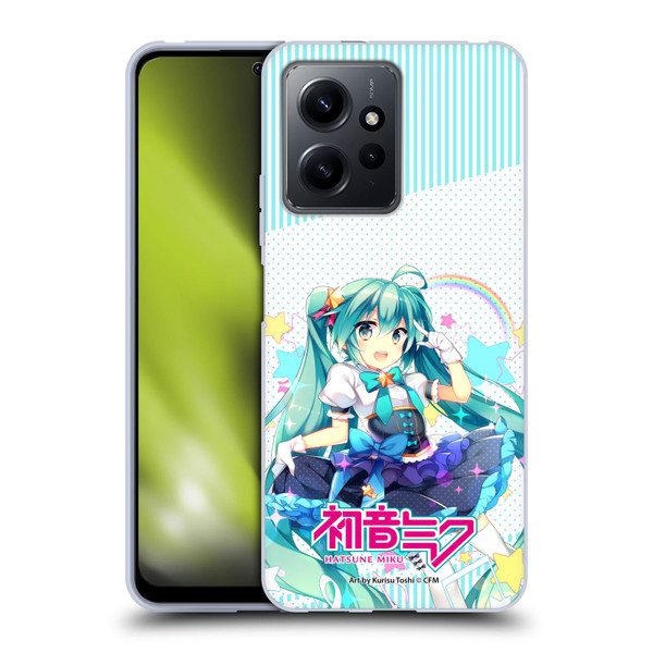 Hatsune Miku Graphics Stars And Rainbow Soft Gel Case for Xiaomi Redmi Note 12 4G
