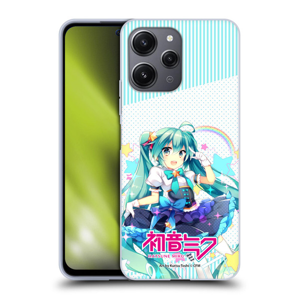 Hatsune Miku Graphics Stars And Rainbow Soft Gel Case for Xiaomi Redmi 12