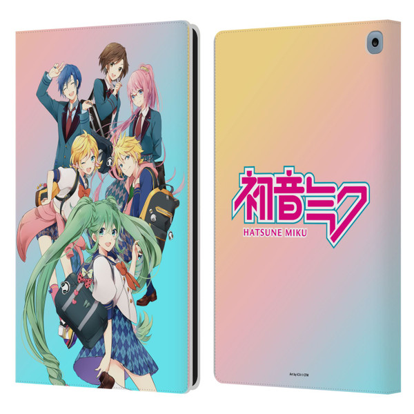 Hatsune Miku Virtual Singers High School Leather Book Wallet Case Cover For Amazon Fire HD 10 (2021)