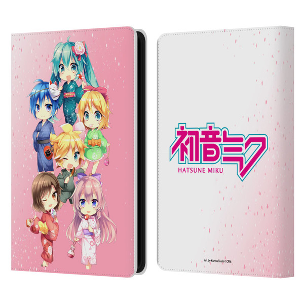 Hatsune Miku Virtual Singers Characters Leather Book Wallet Case Cover For Amazon Kindle Paperwhite 5 (2021)