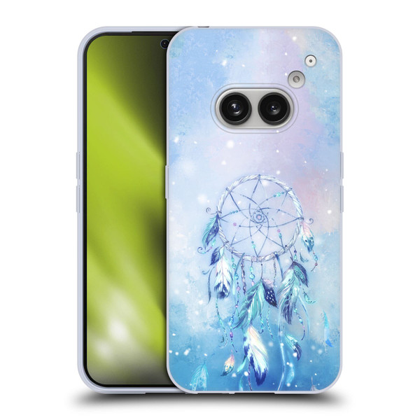 Simone Gatterwe Assorted Designs Blue Dreamcatcher Soft Gel Case for Nothing Phone (2a)
