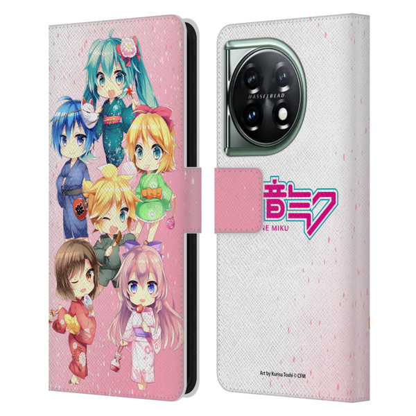 Hatsune Miku Virtual Singers Characters Leather Book Wallet Case Cover For OnePlus 11 5G
