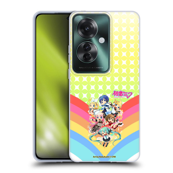 Hatsune Miku Virtual Singers Rainbow Soft Gel Case for OPPO Reno11 F 5G / F25 Pro 5G