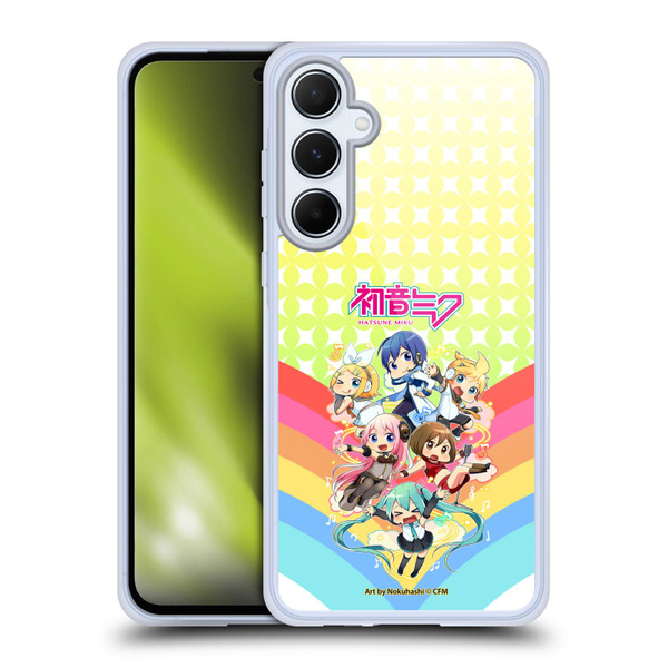 Hatsune Miku Virtual Singers Rainbow Soft Gel Case for Samsung Galaxy A55 5G