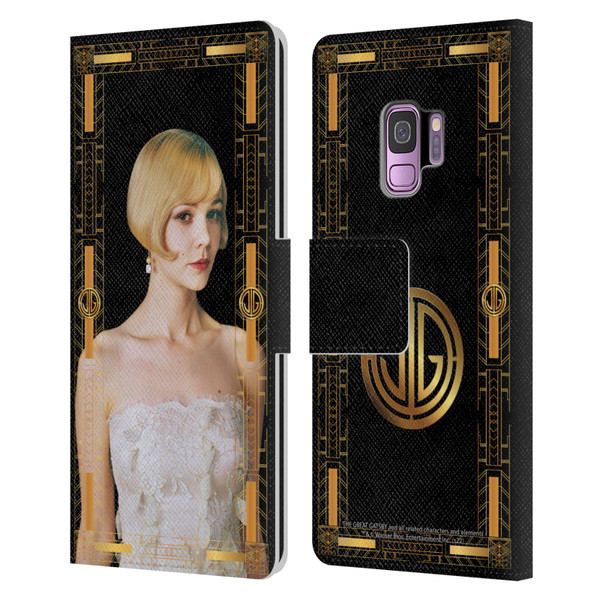 The Great Gatsby Graphics Daisy Leather Book Wallet Case Cover For Samsung Galaxy S9