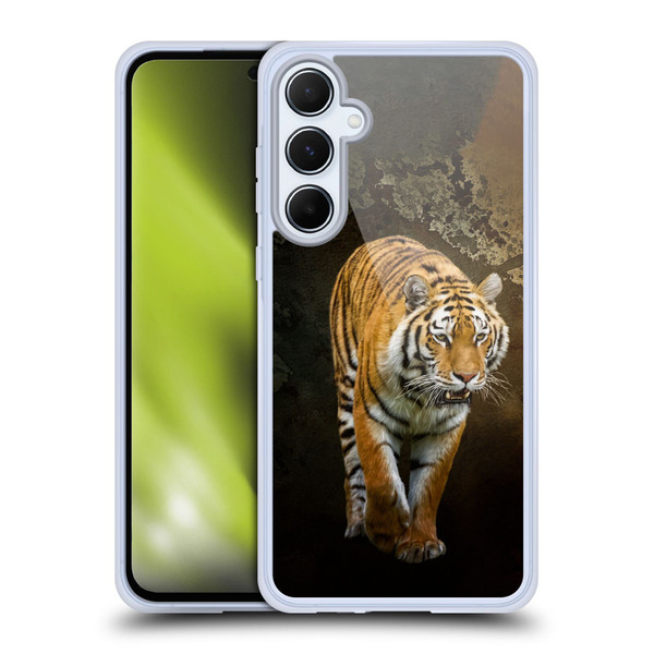 Simone Gatterwe Animals Siberian Tiger Soft Gel Case for Samsung Galaxy A55 5G