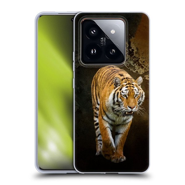 Simone Gatterwe Animals Siberian Tiger Soft Gel Case for Xiaomi 14 Pro