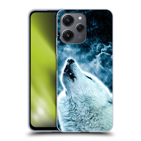 Simone Gatterwe Animals 2 Howling Wolf Soft Gel Case for Xiaomi Redmi 12