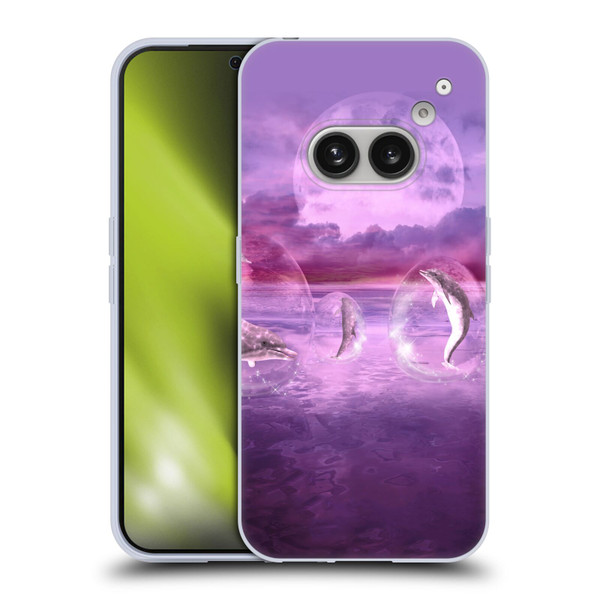Simone Gatterwe Dolphins Dream Of Dolphins Soft Gel Case for Nothing Phone (2a)