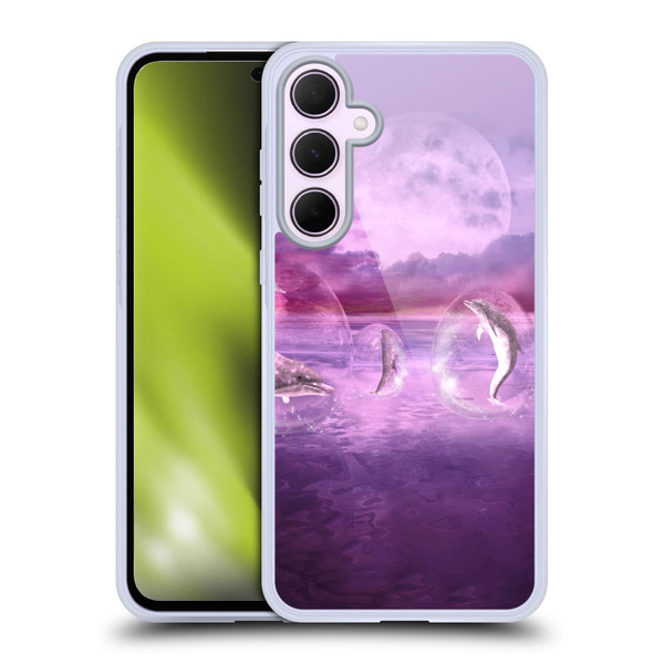 Simone Gatterwe Dolphins Dream Of Dolphins Soft Gel Case for Samsung Galaxy A35 5G