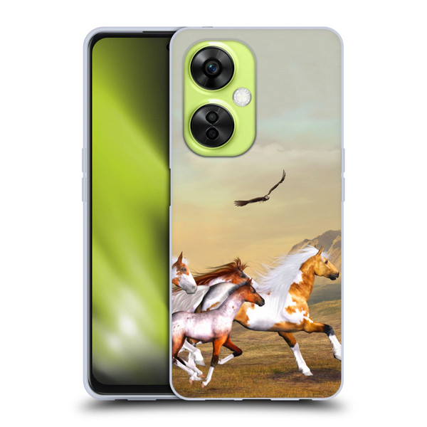 Simone Gatterwe Horses Wild Herd Soft Gel Case for OnePlus Nord CE 3 Lite 5G