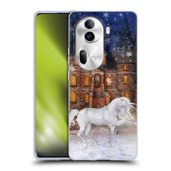 Simone Gatterwe Horses Christmas Time Soft Gel Case for OPPO Reno11 Pro