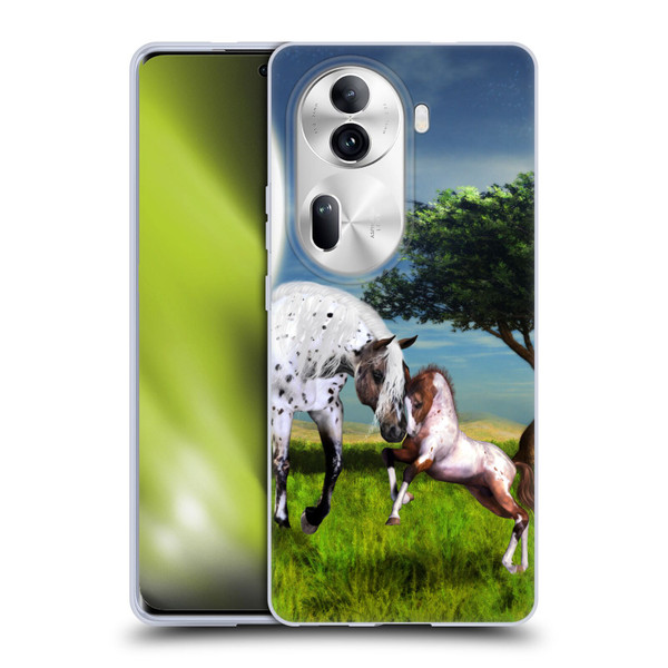 Simone Gatterwe Horses Love Forever Soft Gel Case for OPPO Reno11 Pro