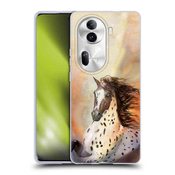 Simone Gatterwe Horses Wild 2 Soft Gel Case for OPPO Reno11 Pro
