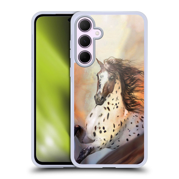 Simone Gatterwe Horses Wild 2 Soft Gel Case for Samsung Galaxy A35 5G