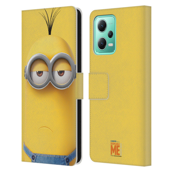 Despicable Me Full Face Minions Kevin Leather Book Wallet Case Cover For Xiaomi Redmi Note 12 5G
