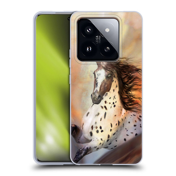 Simone Gatterwe Horses Wild 2 Soft Gel Case for Xiaomi 14 Pro