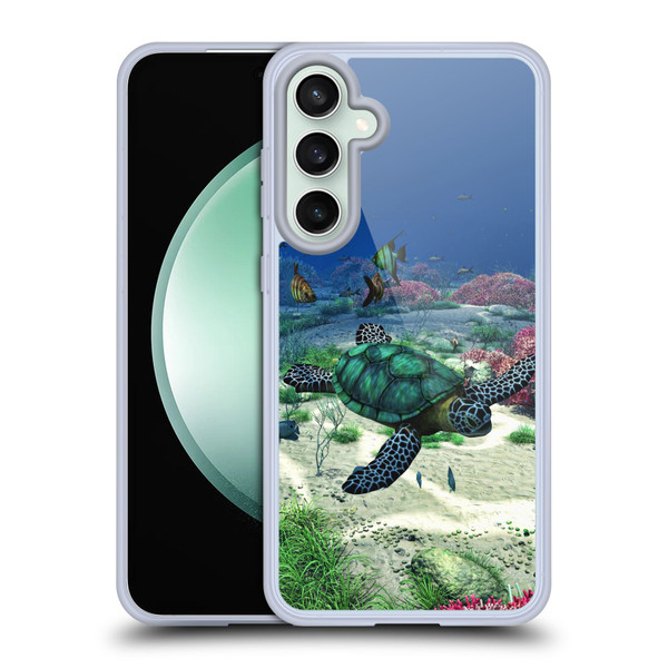 Simone Gatterwe Life In Sea Turtle Soft Gel Case for Samsung Galaxy S23 FE 5G