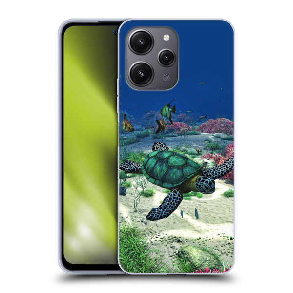 Simone Gatterwe Life In Sea Turtle Soft Gel Case for Xiaomi Redmi 12