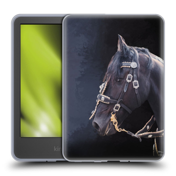 Simone Gatterwe Pegasus And Unicorns Friesian Horse Soft Gel Case for Amazon Kindle 11th Gen 6in 2022