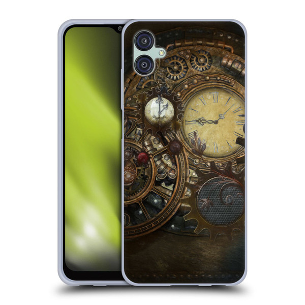 Simone Gatterwe Steampunk Clocks Soft Gel Case for Samsung Galaxy M04 5G / A04e
