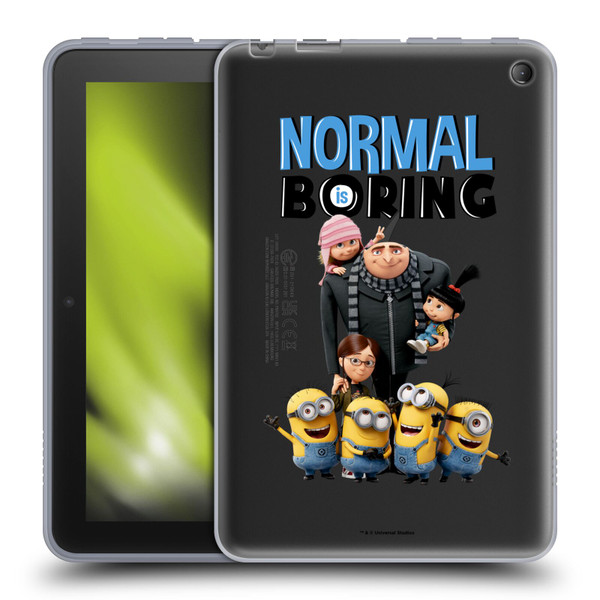 Despicable Me Gru's Family Minions Soft Gel Case for Amazon Fire 7 2022