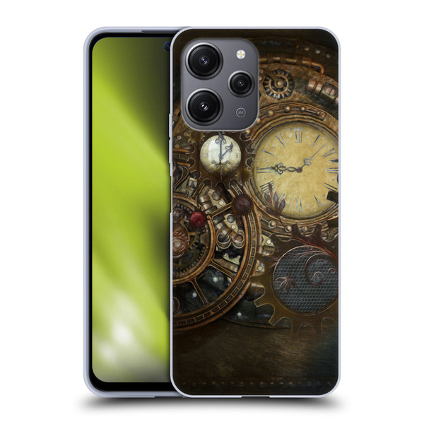 Simone Gatterwe Steampunk Clocks Soft Gel Case for Xiaomi Redmi 12