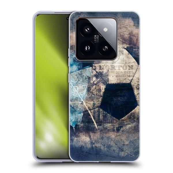 Simone Gatterwe Vintage And Steampunk Grunge Soccer Soft Gel Case for Xiaomi 14 Pro