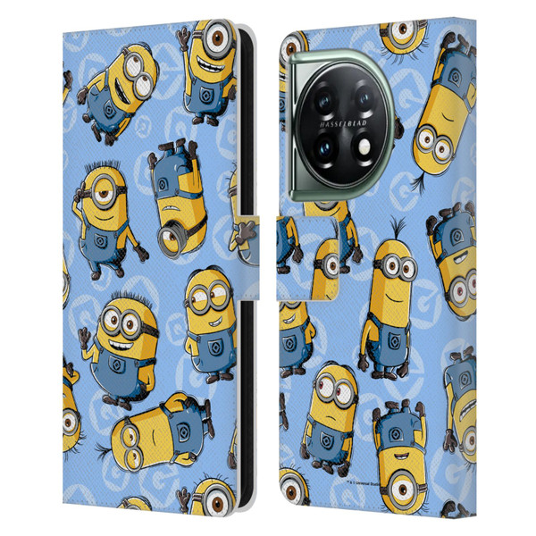 Despicable Me Minion Graphics Character Pattern Leather Book Wallet Case Cover For OnePlus 11 5G