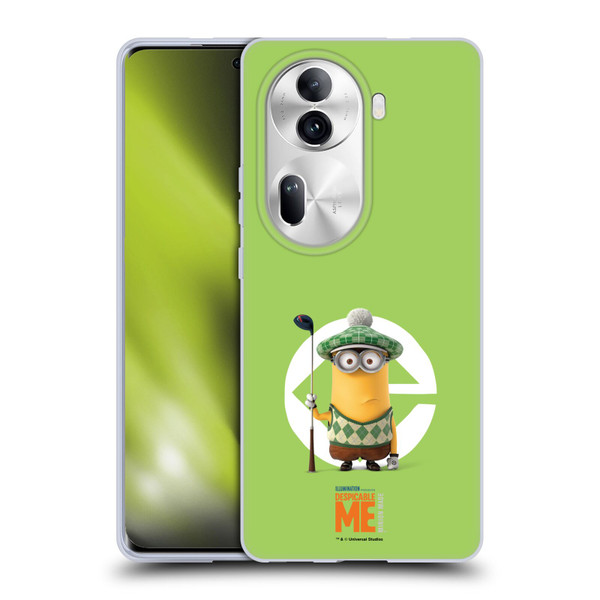 Despicable Me Minions Kevin Golfer Costume Soft Gel Case for OPPO Reno11 Pro