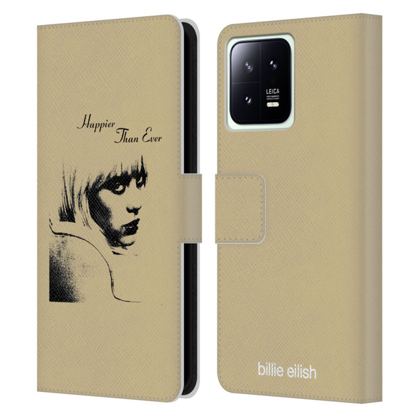 Billie Eilish Happier Than Ever Album Image Leather Book Wallet Case Cover For Xiaomi 13 5G