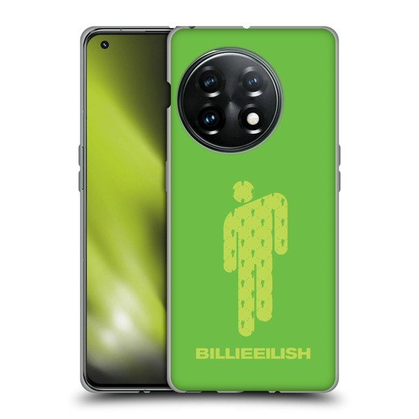 Billie Eilish Key Art Blohsh Green Soft Gel Case for OnePlus 11 5G