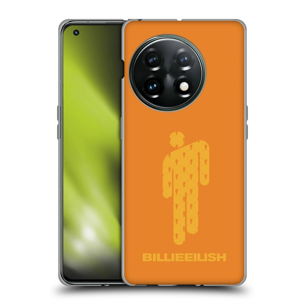 Billie Eilish Key Art Blohsh Orange Soft Gel Case for OnePlus 11 5G