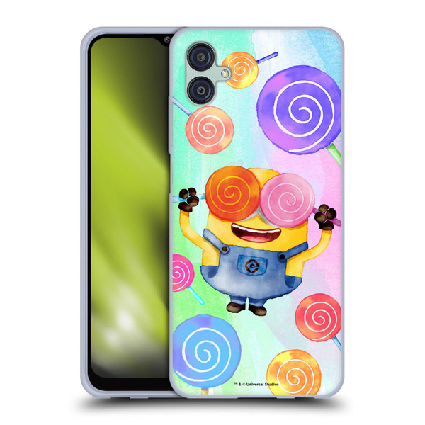 Despicable Me Watercolour Minions Bob Lollipop Soft Gel Case for Samsung Galaxy M04 5G / A04e