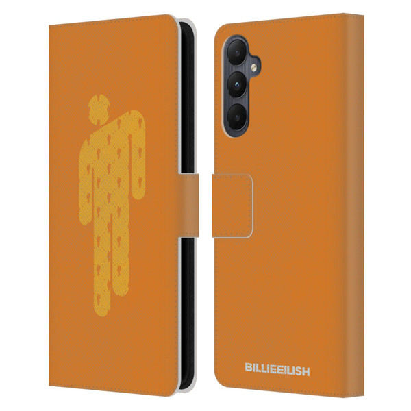 Billie Eilish Key Art Blohsh Orange Leather Book Wallet Case Cover For Samsung Galaxy A05s