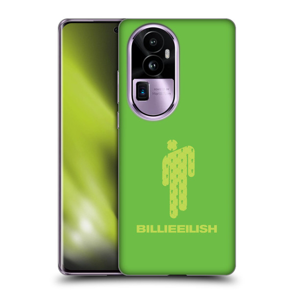 Billie Eilish Key Art Blohsh Green Soft Gel Case for OPPO Reno10 Pro+