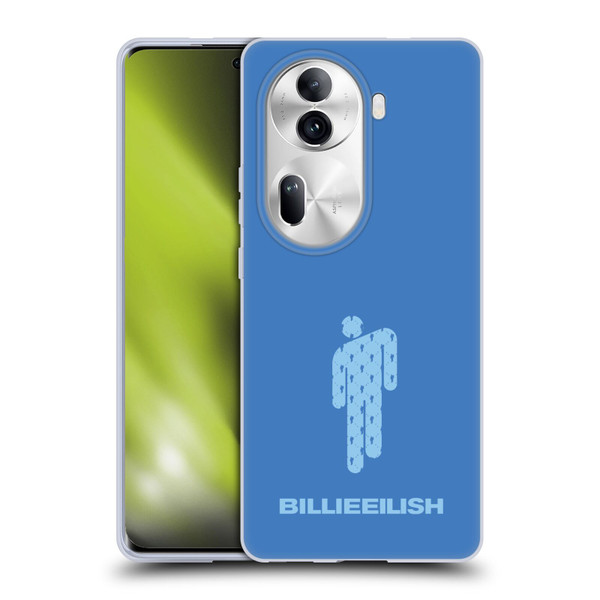 Billie Eilish Key Art Blohsh Blue Soft Gel Case for OPPO Reno11 Pro