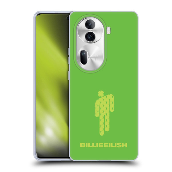 Billie Eilish Key Art Blohsh Green Soft Gel Case for OPPO Reno11 Pro