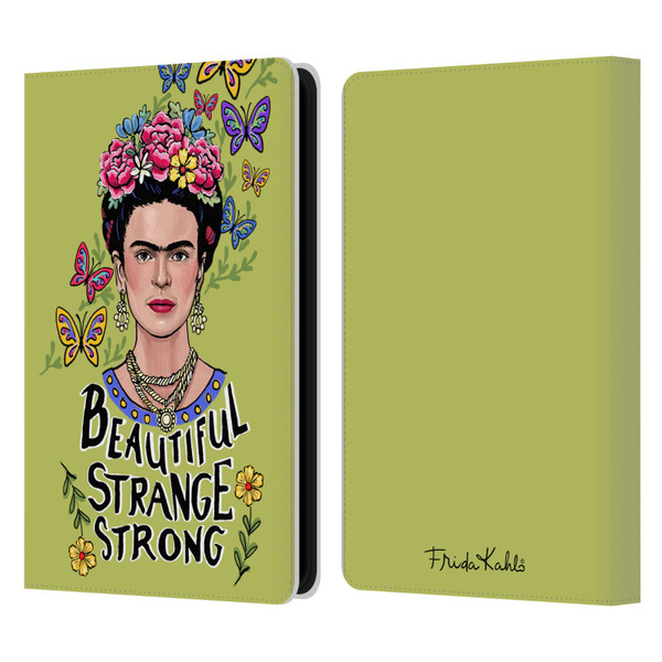 Frida Kahlo Art & Quotes Beautiful Woman Leather Book Wallet Case Cover For Amazon Kindle Paperwhite 5 (2021)