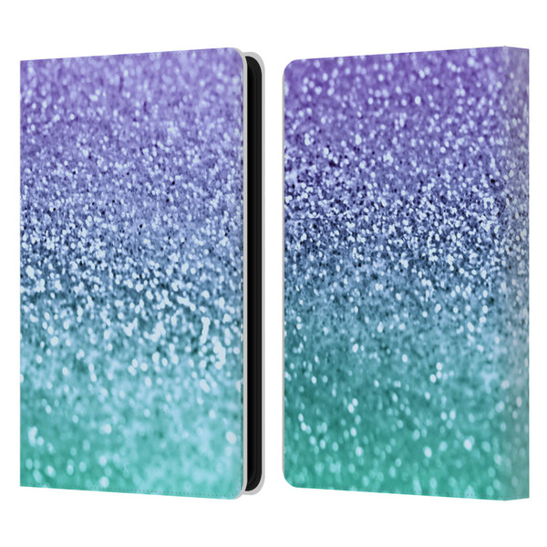 Monika Strigel Glitter Collection Lavender Leather Book Wallet Case Cover For Amazon Kindle Paperwhite 5 (2021)
