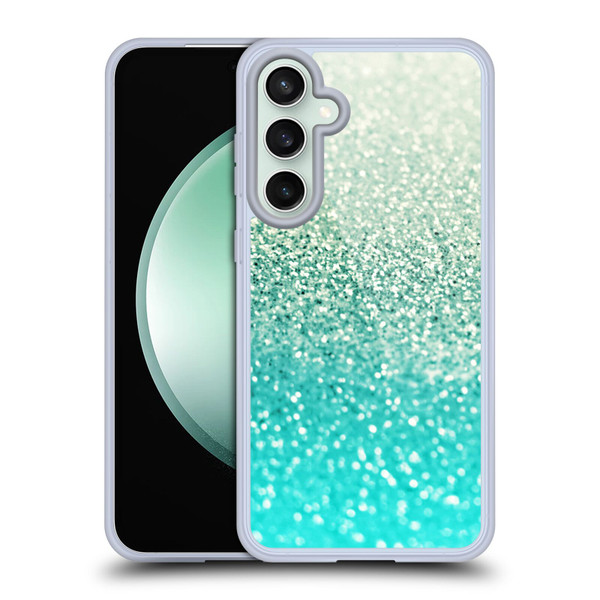 Monika Strigel Glitter Collection Mint Soft Gel Case for Samsung Galaxy S23 FE 5G