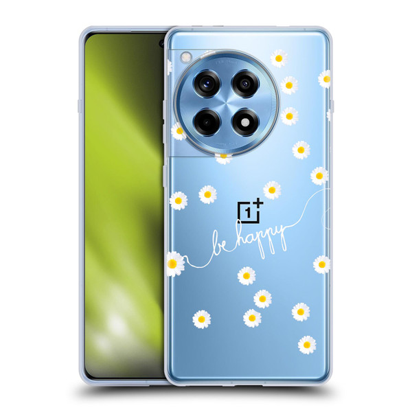 Monika Strigel Happy Daisy Clear Soft Gel Case for OnePlus 12R