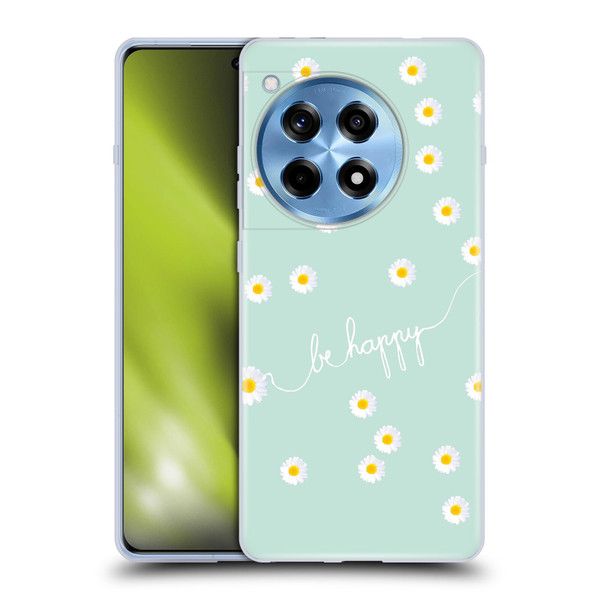 Monika Strigel Happy Daisy Mint Soft Gel Case for OnePlus 12R